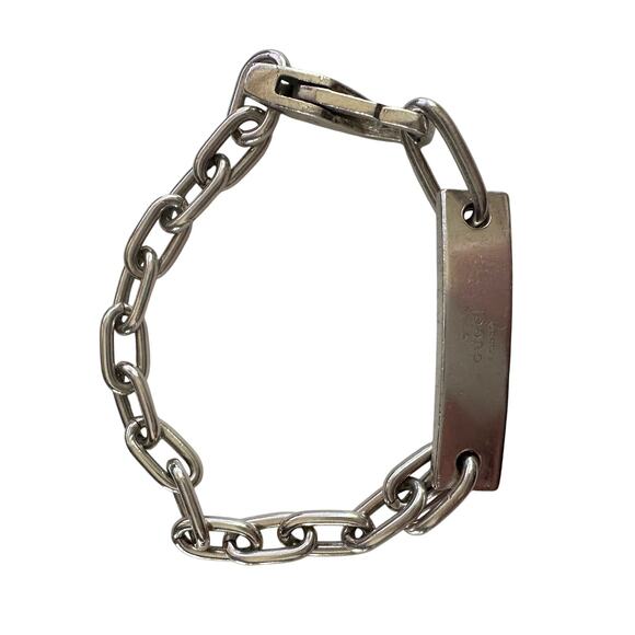 Gucci Sterling Silver ID Bracelet - Picture 2 of 10